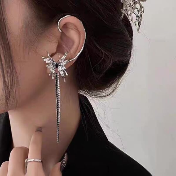 Butterfly Earring + Earcuff (Single) - Image 4