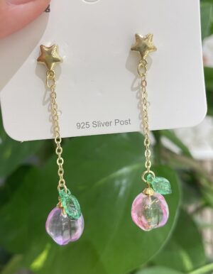 Lovely Peach Earrings