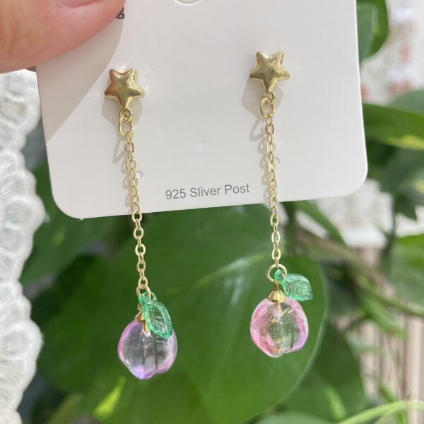 Lovely Peach Earrings