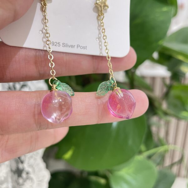 Lovely Peach Earrings - Image 2