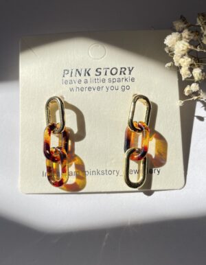 Leopard Chain Earrings
