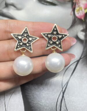 Star Pearl Earrings