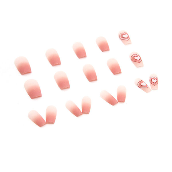 Ombré Heart Press On Nails - Image 4
