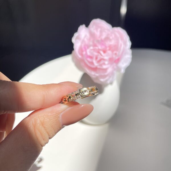 “LOVE” Adjustable Ring - Image 3