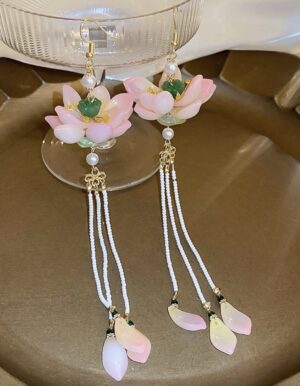 Elegant Lotus Earrings