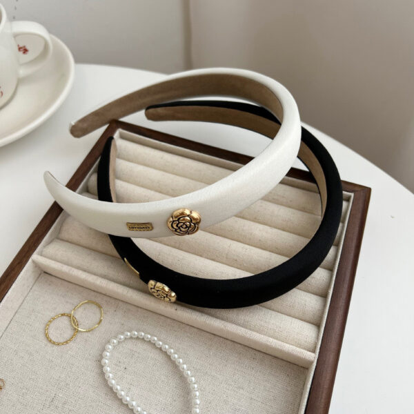 Camellia White Headband - Image 3