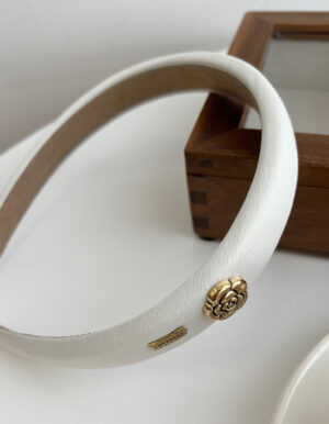 Camellia White Headband