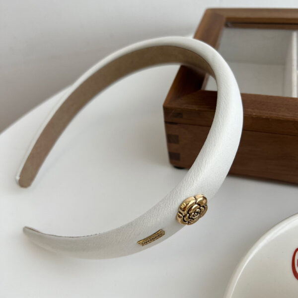Camellia White Headband