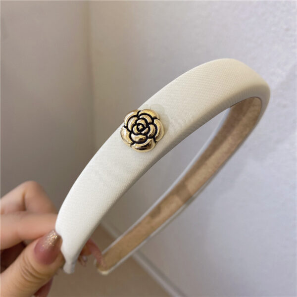 Camellia White Headband - Image 2