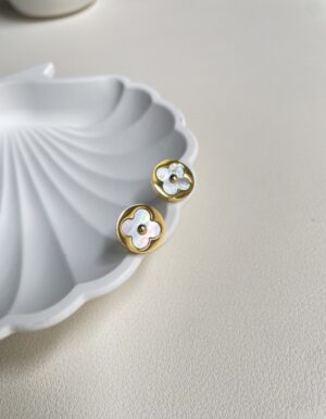 Stainless Steel Seashell Earrings