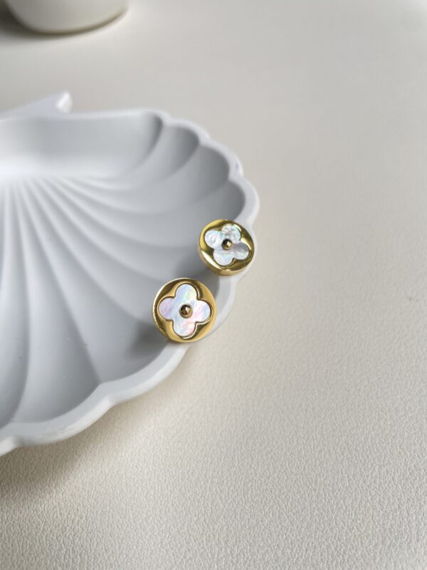 Stainless Steel Seashell Earrings