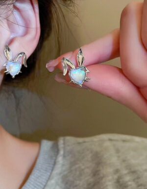 Cut Rabbit Earrings