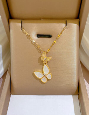 Stainless Steel Butterfly Necklace