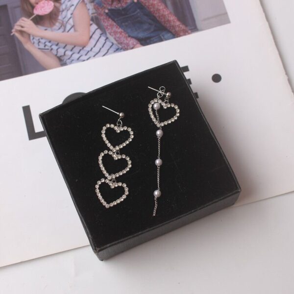 Mismatched Heart Earrings