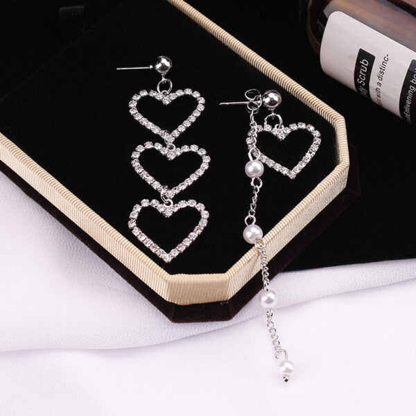 Mismatched Heart Earrings - Image 2