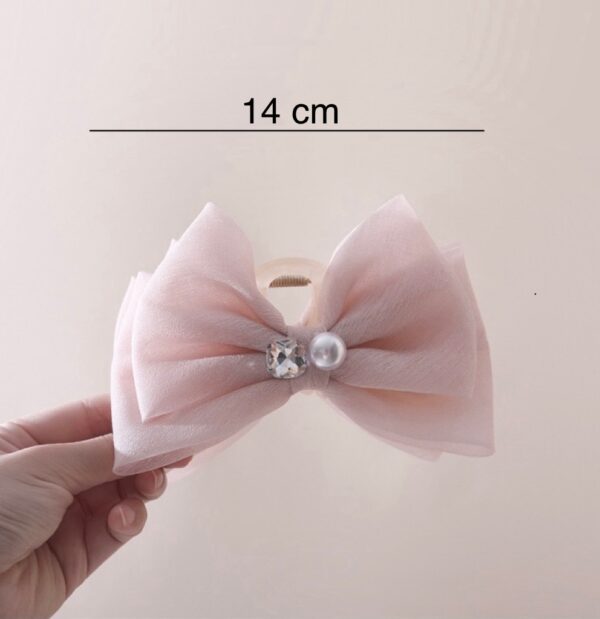 Pink Big Bow Clip - Image 2