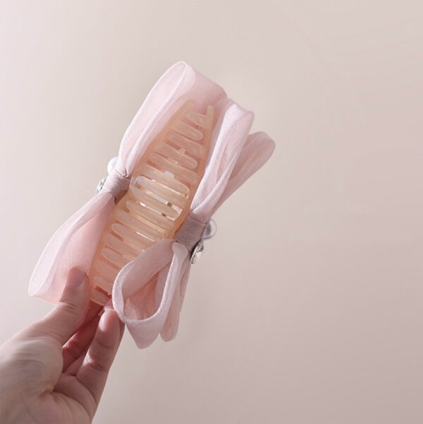 Pink Big Bow Clip - Image 3