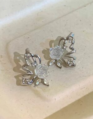 Shimmer Flower Earrings