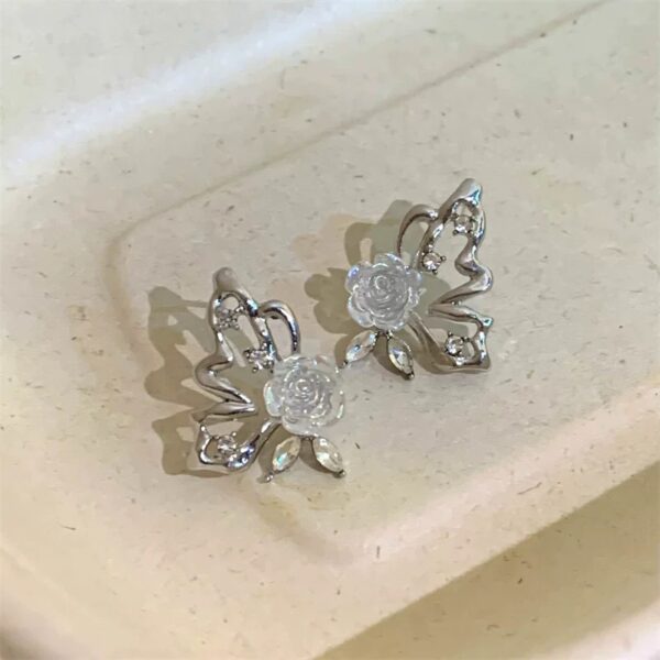 Shimmer Flower Earrings