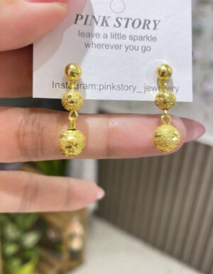 Golden Drop Earrings