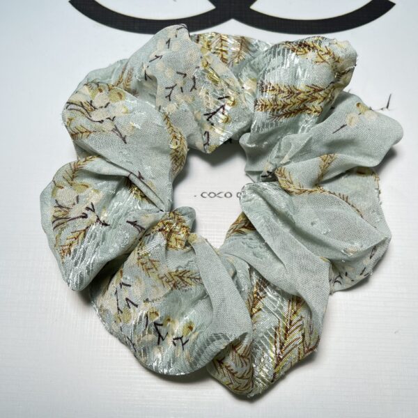 Green Color Big Scrunchie - Image 3