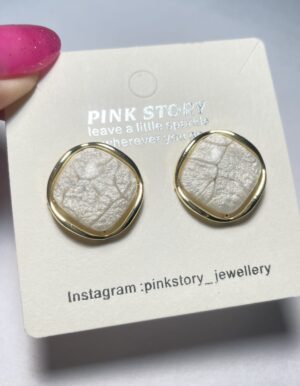 Square Shimmer Earrings