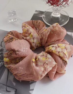 Peach Big Scrunchie