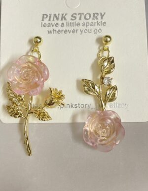 Mismatched Flower Earrings