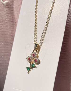 Stone Flower Necklace
