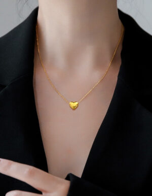 Stainless Steel Heart Necklace