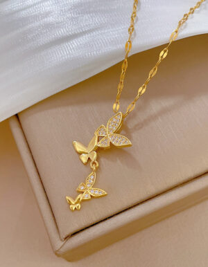 Metamorphosis Butterfly Necklace