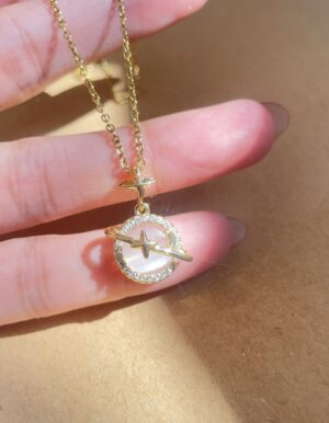 Star Saturn Necklace