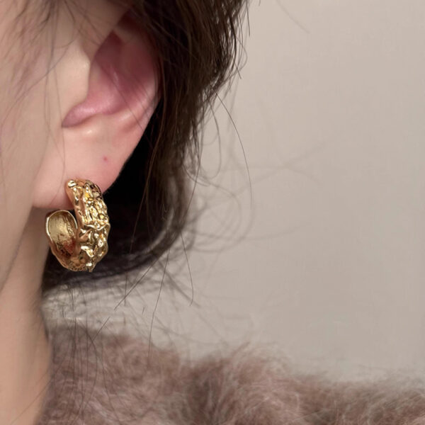 Irregular Ear Hoops - Image 2