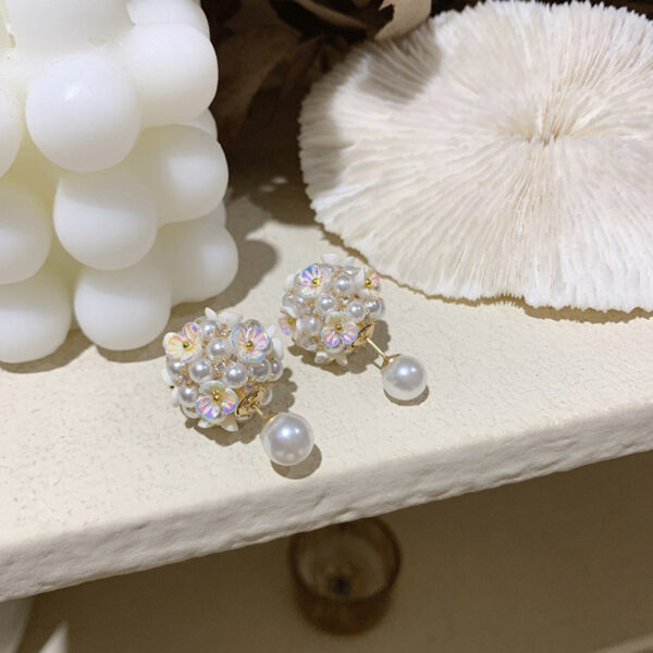 Flower Pearl Earrings