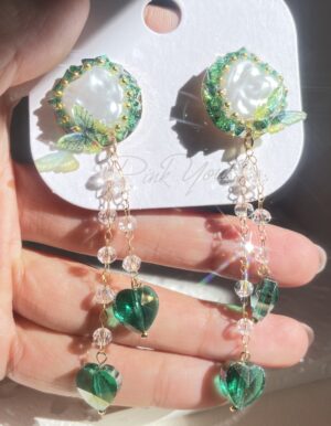 Green Dreamy Earrings