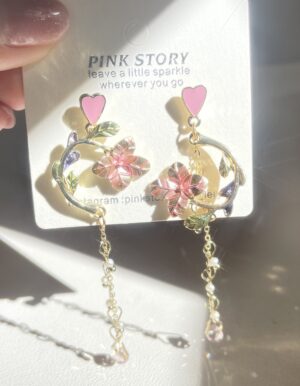 Mismatched Flower Earrings