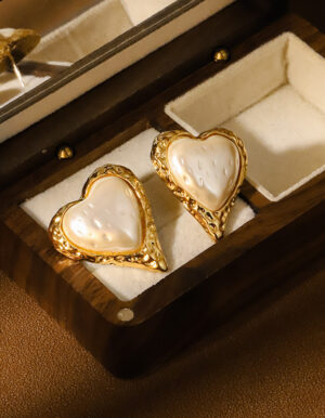 Vintage Heart Earrings