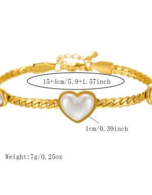 Waterproof Heart Bracelet