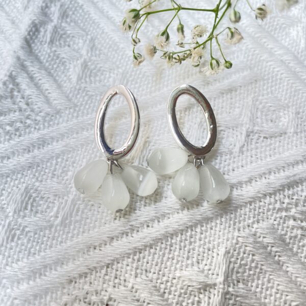 Opal Stone Earrings - Image 2