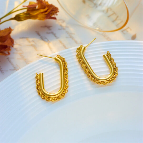 Waterproof Hoop Earrings - Image 2
