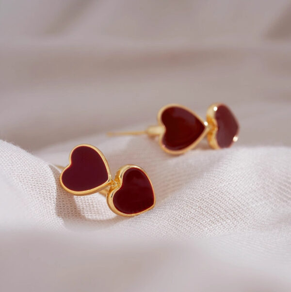 Maroon Heart Hoops