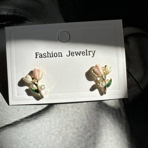 Tulip Flower Earrings