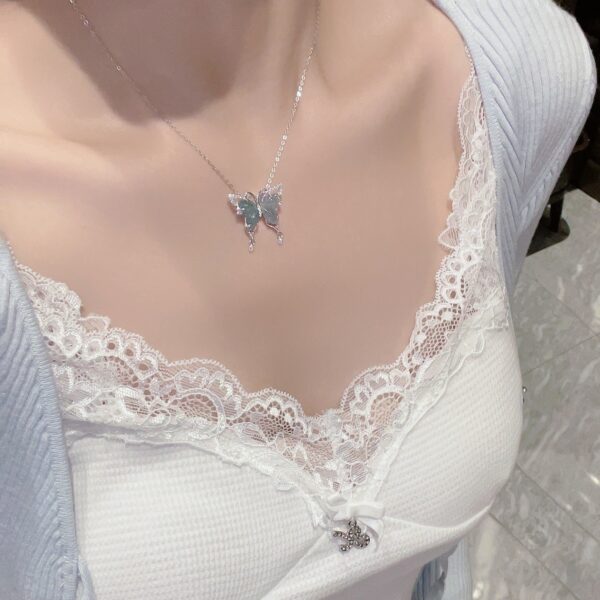 Beautiful Butterfly Necklace - Image 2