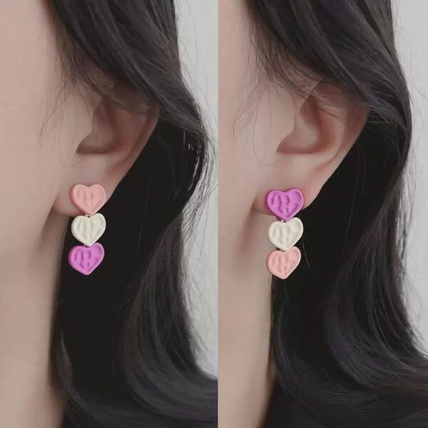 Mismatched Heart Earrings