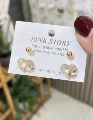 Heart Studs