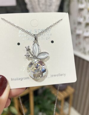 Butterfly Stone Necklace