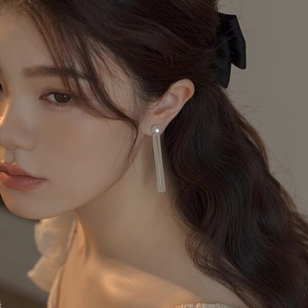 Pear Cascade Earrings - Image 2