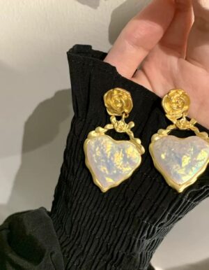 Vintage heart Earrings