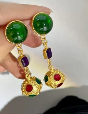 Vintage Colorful Earrings