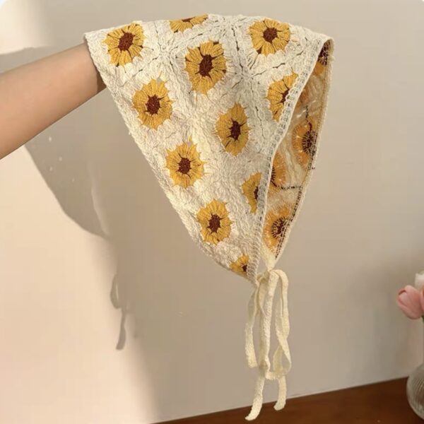 Yellow Flower Bandana
